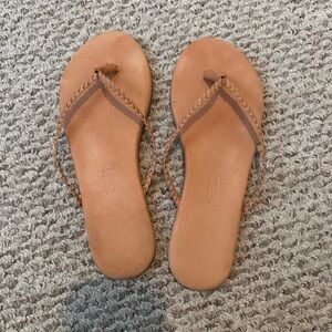 Tkees- Braided Leather Toe Sandals